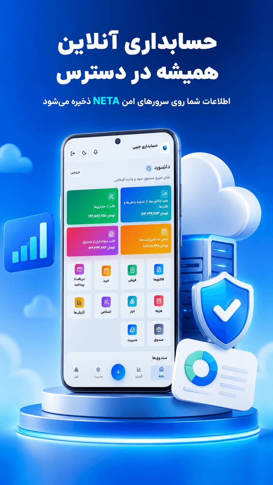 نمایش حسابداری جیبی